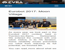 Tablet Screenshot of cvra.ch